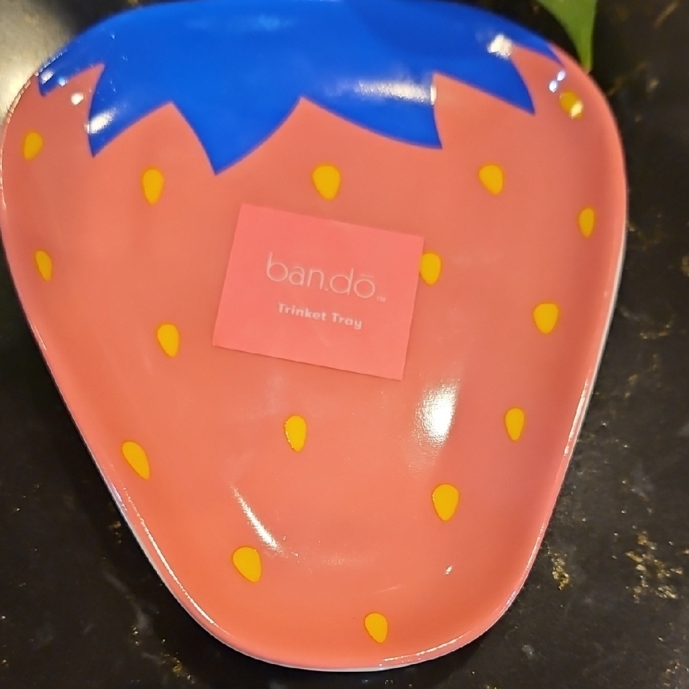 Ban.do Strawberry Trinket Tray